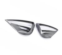 Fog Lamp Grilles Bezel Compatible With Tesla For Model Y 2021 2022 2023 Front Fog Light Cover Protective Woof Tooth Decoration Lamp Wind Spoiler Trim