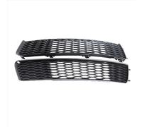 Fog Lamp Grills For Q7 For SLINE 2009 2010 2011 2012 2013 2014 2015 2Pcs Front Bumper Grill Mesh Cover Trim Vent Fog Light Grille Racing Grills