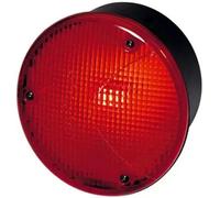 HELLA 2NE 964 169-027 Rear Fog Light - 12/24V - Round - mounting/Fitting - Lens Colour: Red - left/right