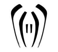 Fog Lamp Trim Blade Trim Light For Mercedes A-Class W176 Sport 2013 2014 2015 AMG Car Front Bumper Cover Wind Knife Auto Accessories(6pcs Gloss Black Set)