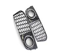 Fog Lamp Vent Grille Compatible With A4 B8 RS4 2009 2010 2011 2012 Grille Fog Light Cover Honeycomb Car Accessories Modification Style Refitted Vehicle Only
