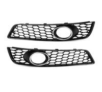fog lampBumperGrill Cover Compatible With 2010 A3 8P Lamp Hole Fog Light Grille Front Bumper Lower Grill Cover Set 8P0807682D 8P0807681D 8P0807682DE