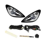 Fog Lamps Car Halogen Fog Lamp M&C Hatchback Chrome Cover Front Bumper Light Car Accessories For Nissan For March For Micra 2013 2014 2015 2016 Fog Lights