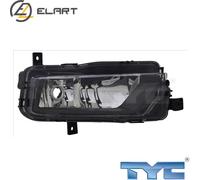 Halogen fog lamp Right H11 19-12687-11-2 TYC for VW CADDY IV Estate