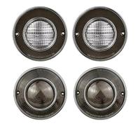 Fog Light 4Pcs Tail Lights Car Accessories For Corvette C3 1975-1979 Light Assembly Backup/Reverse Cover Without Bulb Grill Mount Light
