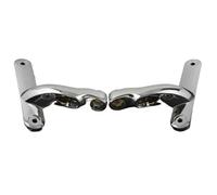 Fog Light Bracket Motorcycle Fog Light Holder 4-1/2" Turn Signal Bracket Lighting Fit For Harley Touring Electra Glide 1997-2013 Road King bracket light(Light Bracket B)