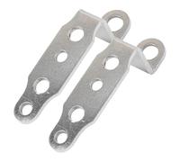 Fog Light Bracket Motorcycle Headlights Bracket Universal Scooter Modification Rearview Mirror Spotlight Aluminum Alloy Extension Support bracket light(2pcs Silver)