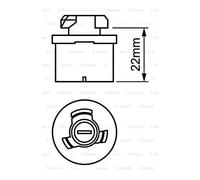 Pure/Lt 880 H27w1 12v 27w fits KIA SPORTAGE SL 1.6 2.0 1.7D 2.0D 2010 on Bosch