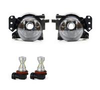 Fog Light Compatible With 323i 2006-2009 For 325i 2003-2006 For 525i 2004-2007 OEM: 63176910791 Front Bumper Anti Fog Light Lamp Assembly With Bulbs(Pair With M10)