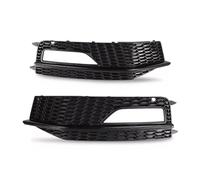 Fog Light Cover Grill Compatible For Audi A4 S4 B8.5 S-Line 2012 2013 2014 2015 Front Bumper Lower Grille RS4 Honeycomb Style 8K0807681L(Honeycomb A-Black)
