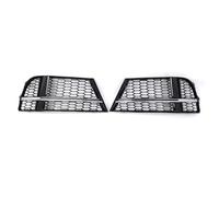 Fog Light Cover Grille Compatible With A3 8V SEDAN 2017 2018 2019 2020 Car Front Bumper Fog Light Cover Lower Grilles Grill Set OEM 8V3807681AB(B)