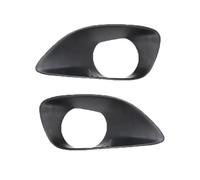 Fog Light Cover Grille Compatible With Toyota For Vios 2008 2009 2010 2011 2012 2013 Car Fog Light Cover Vent Grille Front Bumper Fog Light Grille Bezel(1Pair)