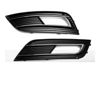 Fog Light Cover Grilles Car Front Bumper Fog Light Grill Grille Lower Grille Compatible With A4 B8 For Quattro 2012 2013 2014 2015 8K0807681K 8K0807682K
