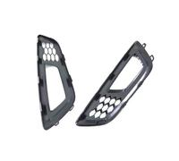 Fog Light Covers Compatible With For Focus MK3 S SE 2015 2016 2017 2018 Gloss Black Honeycomb Mesh Foglight OEM:15A299-AA 15A298-AA