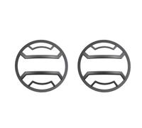 Fog Light Covers Grilles Compatible With Jeep For Wrangler JL For Gladiator JT 2018 2019 2020 2021 2022 1pair Front Lamp Guard Decoration Cover