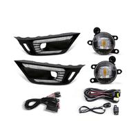 Fog Light DRL LED Daytime Running Lights Car Front Bumper Driving Daylight LED Fog Lamp White Yellow For Ranger For Raptor 2022 2023 2024(DRL Fog Set Yellow)