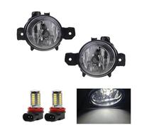 Fog Light For BMW 1 Series E82 E88 E87 2004-2007 For X3 E83 For X5 E70 2006-2010 1Pair Left&Right Fog Lamp Assembly With Bulb 63176924655(White LED lamps)
