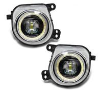 Fog Light For BMW X3 F25 X4 F26 X5 F15 X6 F16 2014-2019 Car Fog Lamps LED Angel Eyes Headlight 63177317251 63177317252 LED Front Fog Lights(LedB with Angel Eyes)