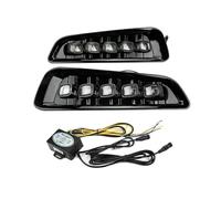 FTJKKVV Fog Light For For F150 For Raptor/For Ranger For Raptor 2017 2018 2019 Front Bumper Bezels L+R LED DRL With Turn Signal Fog Light Fog Lamp