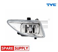 FOG LIGHT FOR FORD COURIER FIESTA TYC 19-0278-05-2 FITS LEFT NEW