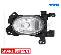 FOG LIGHT FOR HONDA FIT III TYC 19-14350-01-2 FITS LEFT