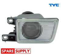 FOG LIGHT FOR VW CABRIO GOLF JETTA TYC 19-1141-05-2 FITS RIGHT