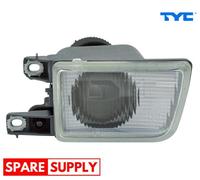 FOG LIGHT FOR VW CABRIO GOLF JETTA TYC 19-1141-05-2 FITS RIGHT