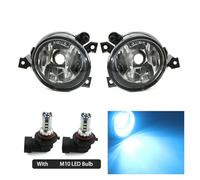 Fog Light For VW For Caddy For Touran 2004 2005 2006 2007 2008 Front Bumper Anti Fog Light 1T0941700C 1T0941699C Pair Left&Right Fog Lamp(With M10 Ice Blue)
