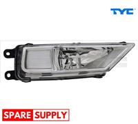 FOG LIGHT FOR VW TIGUAN TYC 19-6215-11-9 FITS RIGHT