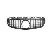 Fog light Frame Car Radiator Front Grille Fits for Benz A-Class W176 (A180/A200/A250/A45) 2013-2015 For Amg Black Diamonds Style GTR Front Bumper Grille(Diamonds-Black)(GTR-Black)