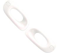 Fog Light Frame Lamp Trim Grill Cover Compatible for Honda, for Jazz, for GE6, for GE8, 2012 2013 2014 33956-TF0-J51 33906-TF0-J51 Fog Lamp Grille Cover(White)