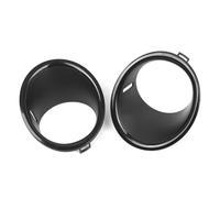 Fog Light Frame Trim Bezel Front Lamp Ring Bumper Cover Guard Black ABS for R55 R56 R57 07-11