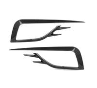 Fog Light Grill Bezel Cover Compatible With VW For Golf 7.5 MK7.5 2017-2020 Front Fog Lamp Cover Trims Bumper Grilles Frame Eyebrow Eyelid Sticker Kits