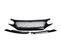Fog Light Grill Car Front Bumper Grille Centre Panel Styling Upper Grill For Civic FK8 FC1 FK7 10th 2016 2017 2018 2019 Radiator Grilles