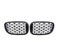 Fog Light Grill Car Front Grill Diamond Car Front Bumper Kidney Grille Racing Grills For BMW For 7 Series G11 G12 730li 740li 2016-2019 Auto ABS Grilles Grill Parts(Gloss black)
