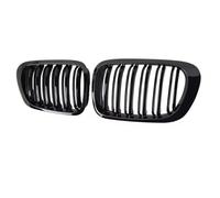Fog Light Grill Car Front Kidney Grill Gloss Black Grille Double Slat Hood Racing Grills For BMW For 3 Series E46 4 Door 1998-2001 Auto Replacement Grilles