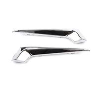 Fog Light Grill Chrome Front Bumper For Chevy For Malibu 2016-2018 Fog Light Cover Stripe Chrome Front Bumper Grille Cover Trim Accessories Grilles(A style L and R)