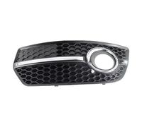 Fog Light Grill Cover Compatible With Q5 2009 2010 2011 Car Front Bumper Grill Fog Light Lamp Covers Decoration Trim Protective Grille 8R0807681A 8R0807682A