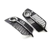 Fog Light Grill Cover Compatible With Q5 2013 2014 2015 2016 2017 1 Pair Car Front Bumper Fog Lamp Grill Cover Ventilation Grille 8R0807681S 8R0807682N
