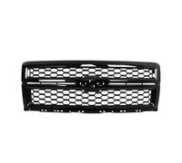Fog Light Grill For 2014-2015 For Chevy For Silverado 1500 Front Upper Grille Gloss Black Grilles