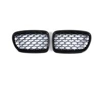 Fog Light Grill For BMW For 5 Series GT F07 528i 535i 550i Diamond Front Bumper Kidney Grilles Grille Car Styling Racing Grills Auto Grill 2009-2017 Grilles(Gloss black)