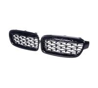 Fog Light Grill For BMW For F30 F31 F35 3 Series 320 323 325 330i 2012-2019 Car Front Kidney Bumper Grill Grilles Diamond Style Racing Grills Grille Grilles(Gloss black)