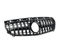 Fog Light Grill For GTR Diamond Front Inlet Grille Bumper Grill For Benz For A Class W176 A200 A250 A45 AMG 2013-2015 Air Intake Grille Parts Grilles