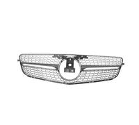 Fog Light Grill Front Bumper Grille Hood Grill For Benz For C W204 C43 2007-2014 For C180 C200 C250 C300 For AMG GT Diamond Tuning Grilles(Diamond-Black)