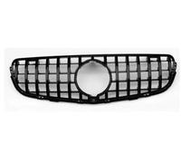 Fog Light Grill Front Grille Inlet Mesh Bumper Grill Grid Tuning Accessories For Mercedes For Benz For GLC X253 2015-2019 For Diamond GT St Grilles(Black With Camera 1)