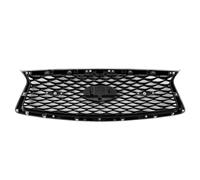Fog Light Grill Front Grille Racing Grills Front Upper Bumper Hood Mesh Grid For Infiniti For Q50 Q50S 2014-2017 2018-2022 Air Intake Grille Grilles(For 2014-2017)