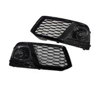 Fog Light Grill Guard Compatible With Q5 2018 2019 2020 Car Front Bumper Fog Lamp Lampshade Light Grills Cover Fog Light Grille Frame Trim Shell(Type C)