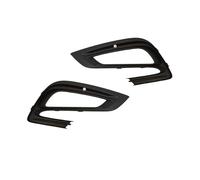 Fog Light Grill Panel Compatible With Vauxhall For Mokka X 2017 2018 2019 2020 Car Front Bumper Fog Light Cover Grille With Radar Holes Lamp Frame(A set)