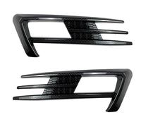Fog Light Grill Panel Compatible With VW For Golf MK7 2013 2014 2015 2016 2pcs Fog Light Lamp Eyebrow Lower Bumper Grill Trims Accessories(Carbon Look)