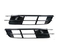 Fog Light Grille Car Front Lower Bumper Cover Grille Plastic Black For Q7 2007 2008 2009 4L0807681 4L0807682 PYPFQUMQGR(1 Pair)
